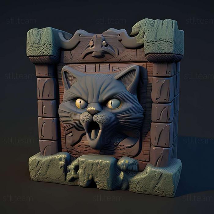 3D model Fort Meow game (STL)